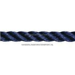 Polyester Lijn 3-Strengs Navy 14 mm