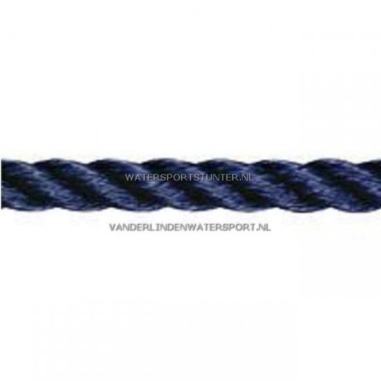 Polyester Lijn 3-Strengs Navy 14 mm