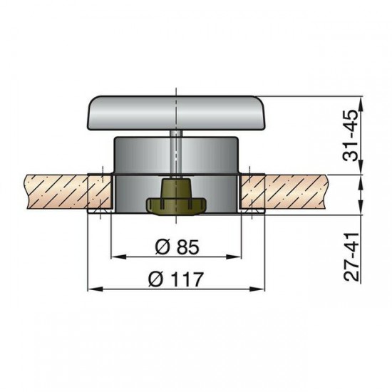 Vetus Paddestoelventilator Portos1