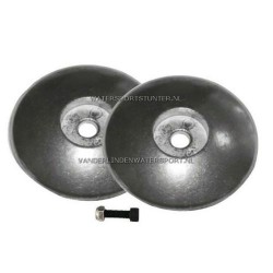 Roerbladanode Magnesium Dubbel 130 mm Roerbladanode Magnesium Dubbel 130 mm