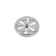 Ventilatierozet Rond RVS 100 mm