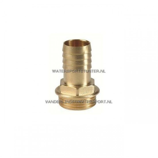 Slangpilaar Messing Buitendraad 1-2 x 20 mm