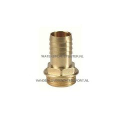 Slangpilaar Messing Buitendraad 1-2 x 16 mm
