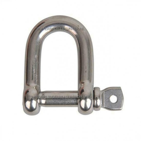 D-Sluiting RVS 4 mm D-Sluiting RVS 4 mm
