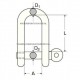 D-Sluiting RVS 5 mm