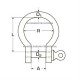 H-Sluiting RVS 12 mm