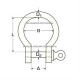 H-Sluiting RVS 10 mm