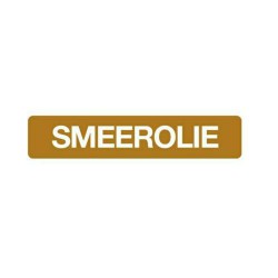 Sticker Smeerolie 10 x 2 cm