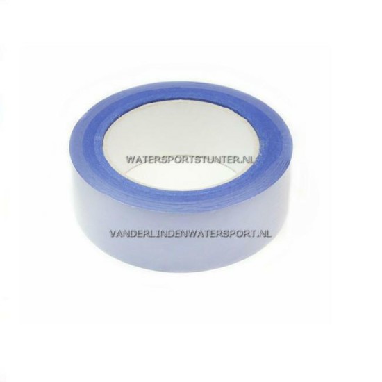 Afplaktape UV Blauw 38 mm