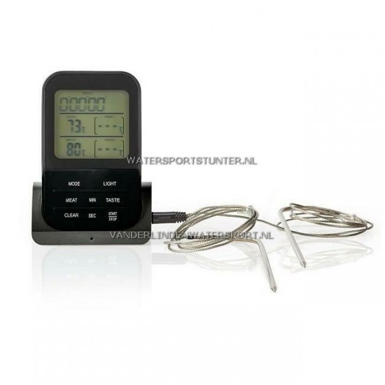 Vleesthermometer Draadloos Digitaal Display 0-250 Graden