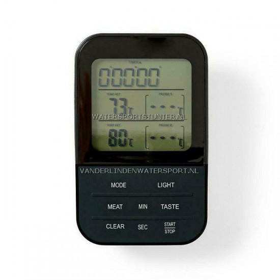 Vleesthermometer Draadloos Digitaal Display 0-250 Graden