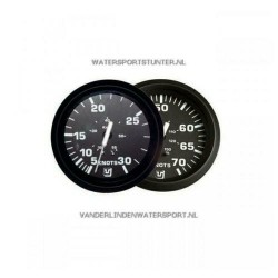 Uflex Ultra Zwart Snelheidsmeter 0-95 km Uflex Ultra Zwart Snelheidsmeter 0-95 km