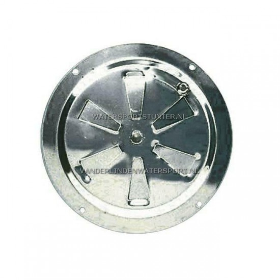 Ventilatierozet RVS Rond 125 mm