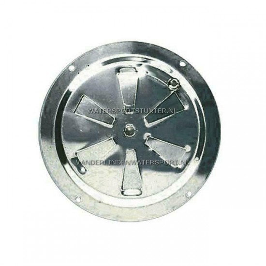 Ventilatierozet RVS Rond 100 mm