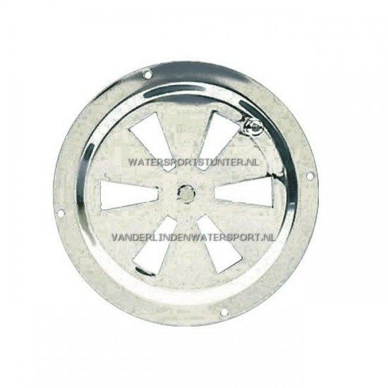 Ventilatierozet RVS Rond 125 mm