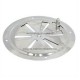 Ventilatierozet RVS Rond 100 mm