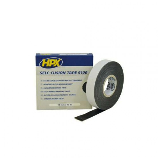 HPX - Zelfvulkaniserende Tape Zwart 19 mm 10 Meter HPX - Zelfvulkaniserende Tape Zwart 19 mm 10 Meter