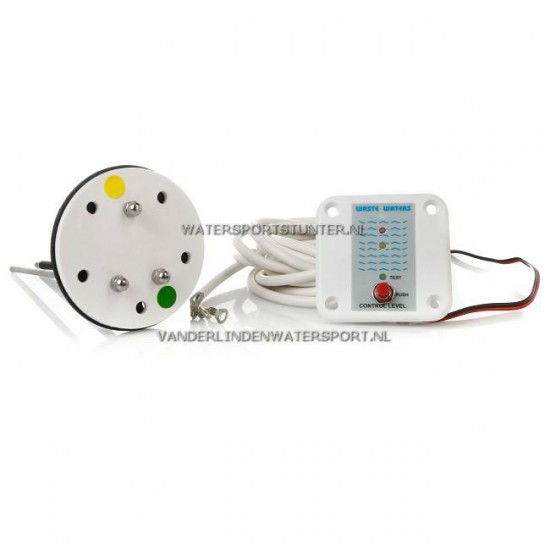 Vuilwatertank Controlepaneel + Tankzender 12-24 Volt