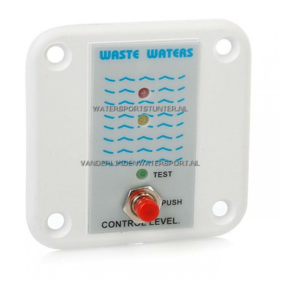 Vuilwatertank Controlepaneel + Tankzender 12-24 Volt