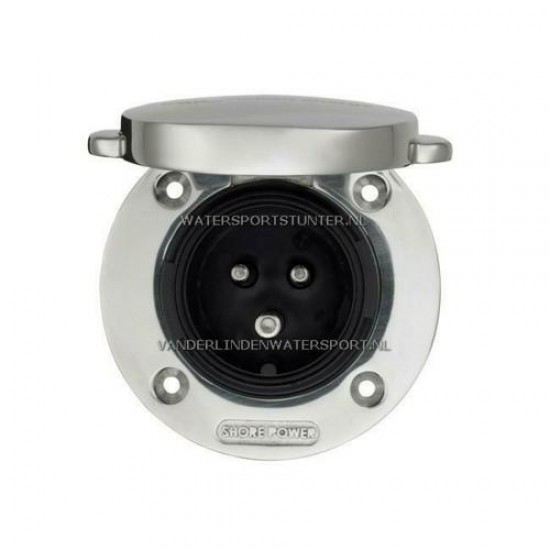 Victron Walaansluiting 16A RVS