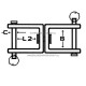 Wartelsluiting RVS 8 mm