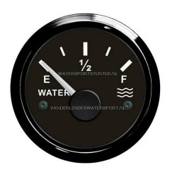 Watermeter 12 - 24 Volt Zwart Watermeter 12 - 24 Volt Zwart